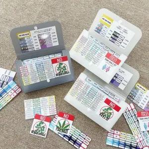 베트남 여행 동전지갑 스티커 파일 태국 바트 필리핀 페소 다낭