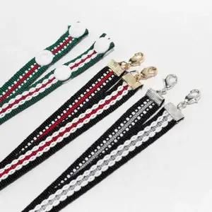 수제 감성 코튼 스티치 마스크목걸이 마스크스트랩 면마스크줄