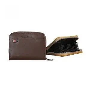 슬림 명함 케이스 카드 지갑 콤팩트 수납형 가죽 카드홀더 1.7cm 10x7