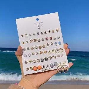 여성용 골드 드롭 귀걸이 세련된 디자인 데일리 착용용 고급