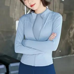 심리스 기모 편한 핑거홀 슬림한 허리라인 요가집업