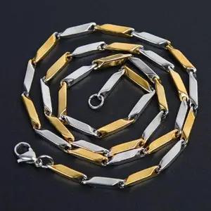 (골드+실버) 남자목걸이 패션목걸이 힙합목걸이 쥬얼리 선물