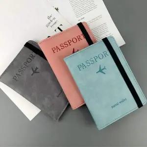 여권 지갑 가죽 카드 수납 파우치 여행용 트래블 홀더 도난방지