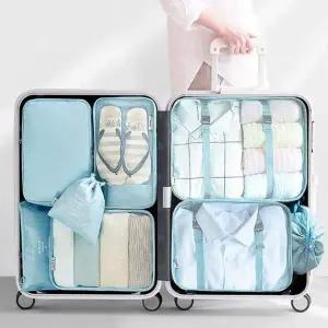 여행용 다기능 보조파우치 휴대용 정리 수납가방 방수 의류 세면