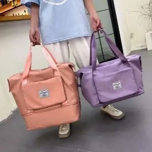 이지폴드 확장형 다용도 컬러 보스턴백 접이식 여행용 파우치