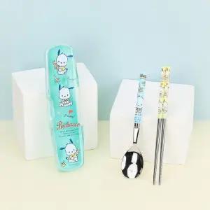 포차코 올인원 가벼운 스텐수저 클리어 케이스 3P세트