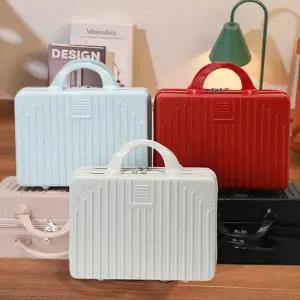 스퀘어형 14인치 기내용 여행용 미니 캐리어 가방 이동식 소형