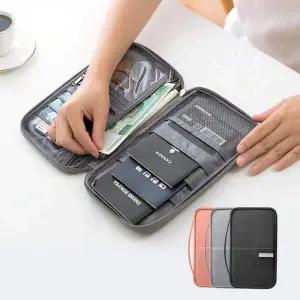 여권지갑 카드파우치 미니멀 수납포켓 휴대용 정리케이스 다기능