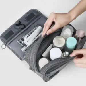 여행용 세면도구 파우치 걸이형 다목적 화장품가방 지퍼포켓