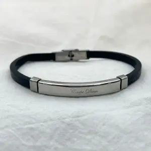 가죽 수술용 팔찌 이니셜 커플 끈 손목 장식 남녀 학생 심플