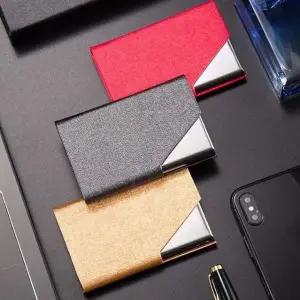 카드지갑 자석 명함케이스 휴대용 명함 홀더 슬림 카드홀더 컴팩트
