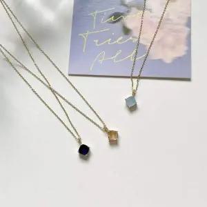 스위트 볼 골드 체인 목걸이 3가지 컬러 세련된 여성 쥬얼리