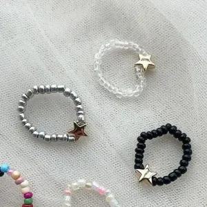 비즈 우레탄 반지 우정 커플 별 y2k 귀여운 프리마켓 벼룩시장