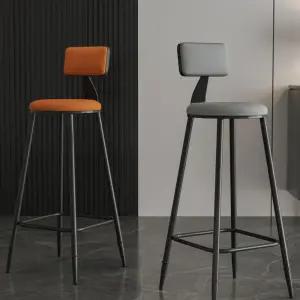 철제 바의자 프런트데스크 금의자 등판없음블랙의자 그레이