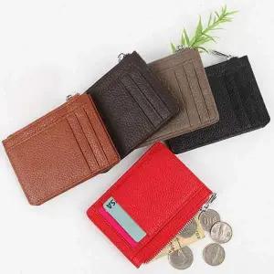 [셀러에이드]명함 카드 지갑 케이스 동전 지폐 수납 파우치 지퍼형 학생용