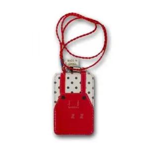 [셀러에이드]목걸이형 카드 케이스 지갑 홀더 휴대용 멜방 디자인 카드포켓