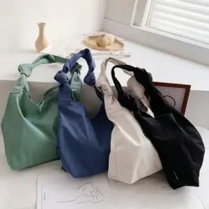 매듭 숄더백 나일론 에코 토트 호보 백 가방_24636206