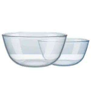 투명 대형베이킹유리볼 쌀씻는통 법랑 내열 샐러드 믹싱볼