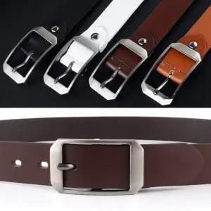 소가죽 남성 청바지 벨트 여성 슬랙스 허리띠 캐주얼 통가죽 멀티