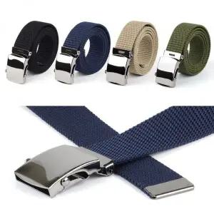 [콩심팥심]남성 48인치 군용 버클 전술 등산 작업 허리띠 캐주얼 밀리터리