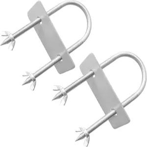 DEWOSEN U-볼트 포크 스테인리스 스틸 5.5인치 길이의 돼지 척추 트러스 테이퍼드 갈래 쉽게 삽입할 수