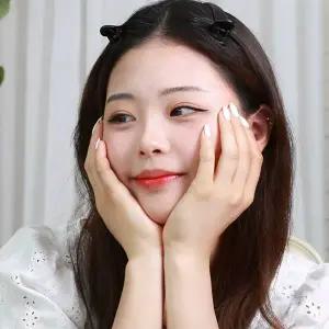 [에이치플러스몰]TBZ 대형 무광 블랙 미용실집게 앞머리 옆머리 헤어핀