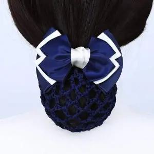 [에이치플러스몰]TBZ 블루아이보리 리본핀 머리망