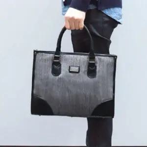 남성용 견고한 크로스백 서류가방 오피스 출근용 정장 가방 출장용