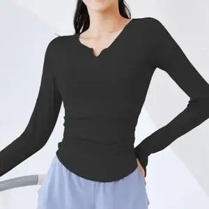 스판 여성 티셔츠 운동복 요가복 상의 긴팔 티셔츠 필라테스 여자