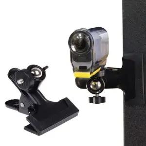 [골드스마일]액션캠 호환 집게 볼헤드 마운트 클램프 X3000 AS300V 스탠드 방송장비