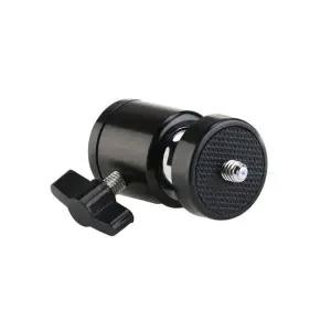 [골드스마일]카메라 마이크 LED 조명 1 4 3 8 나사 겸용 볼헤드 마운트 액세서리