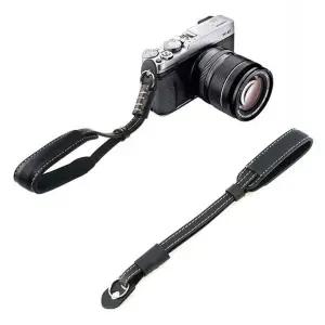 [골드스마일]카메라 가죽 핸드 손목 미러리스 디카 블랙 DSLR 폴라로이드