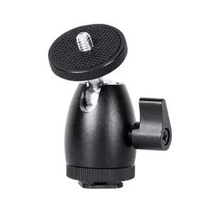[골드스마일]카메라 핫슈 1 4 볼헤드 마운트 삼각대 헤드 플래시 액세서리