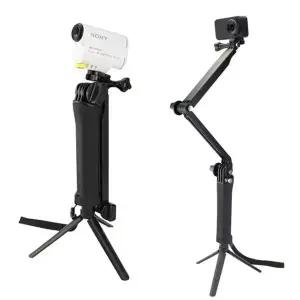 [골드스마일]액션캠 3단 1 4 나사 셀카봉 카메라 호환 어댑터 셀카스틱 모노포드