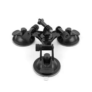 [골드스마일]3구 석션컵 유리 카메라 흡착 거치대 액션캠 캠코더 CCTV 홈캠