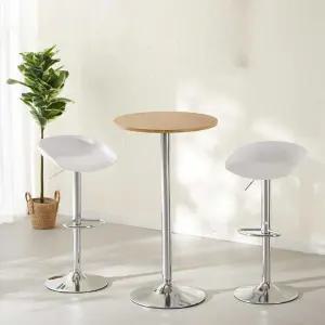 원목 원형 바테이블 의자 스탠딩 도금 업소 다리 카페 탁자