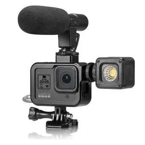 히어로 8 호환 알루미늄 핫슈 범퍼 보호 케이스 마운트 콜드슈