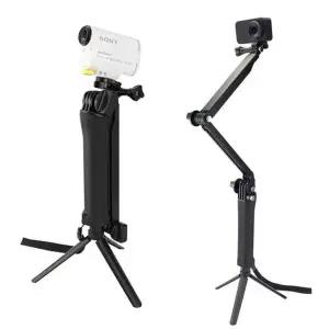 액션캠 3단 1 4 나사 셀카봉 카메라 호환 어댑터 셀카스틱 모노포드