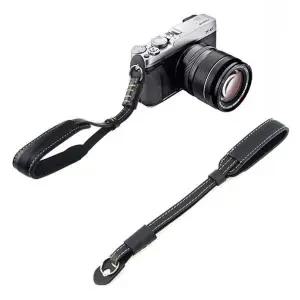 카메라 가죽 핸드 손목 미러리스 디카 블랙 DSLR 폴라로이드