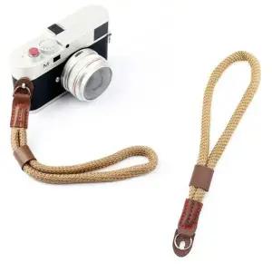 카메라 로프 손목 핸드 디카 미러리스 베이지 줄 끈 장비 손목걸이
