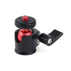 카메라 알루미늄 볼헤드 마운트 삼각대 스탠드 조명 헤드 마이크