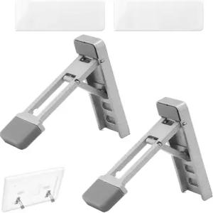 Fukaisu 2pcs 조절식 데스크톱 스탠드는 스카이라이트 15인치 캘린더 알루미늄 합금 기울기 벽 냉장고 및