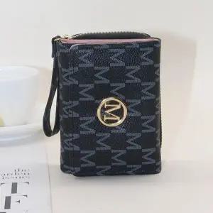 고퀄리티 여성 패션 직장인 M로고 반지갑 동전 지갑 반 여자 카드