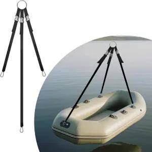 팽창식 보트를 위한 3개의 다리 유니버설 딩기 트 슬링 딩기를 조절 가능한 3포인트 두꺼운 나일론 웨빙이