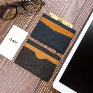 [오너클랜]TBZ 국산 플럼도트MA2 MA3 소가죽 사피아노 심플 카드지갑 명함지갑