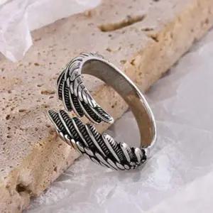 [골드스마일]0733 빈티지 깃털 반지 패션 링 날개 날개 이쁜 남성 링 고급 우정