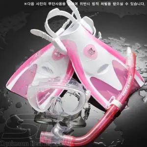 [셀러허브]투사 마스크 스노클 오리발 세트 J318901 레저스포츠 (S46577887)