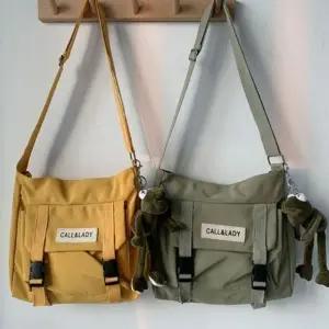 캔버스 쇼퍼백 메신저백 여성 10대