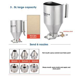 스프레이건 시멘트 절구통 분무기 제트 페인트 벽 콘크리트 도구 호퍼