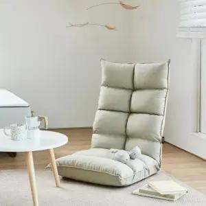 한샘 휴 조이 하이백 좌식의자 샌드베이지